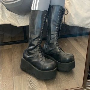 stomp you out platform boots